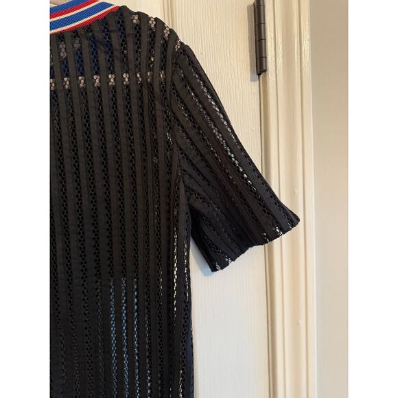 English Factory Anthropologie Black Mesh Sporty Sheer Dress size small - Picture 8 of 9